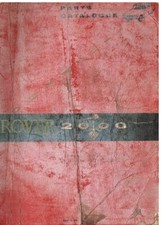 ROVER P6 2000 SC SALOON ( 1963 - 1966 ) ORIGINAL FACTORY SPARE PARTS CATALOGUE