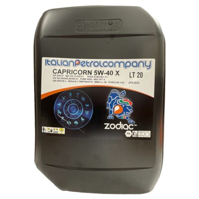 Motoröl Kunststoff Capricorn 5W40X Full Synthetische Technology 20 L 108ZDC20