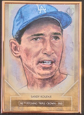 2020 Topps Transcendent Sketch Reproductions TTCR-SDK Sandy Koufax #04/95 ⚾
