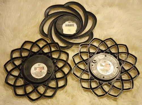 3 Gold Mirrors Sunburst Starburst Small Glass Plastic 9.75" Home Mirror Accent - Picture 17 of 17