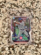 2023 Bowman Chrome 1st Chicago Cubs Mojo Derniche Valdez SSP