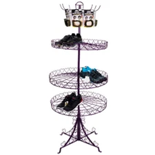 Wire Display Basket Purple Heart
