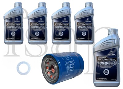 Genuine Acura oil change kit 2017 Acura ILX 2.4L Full Synthetic