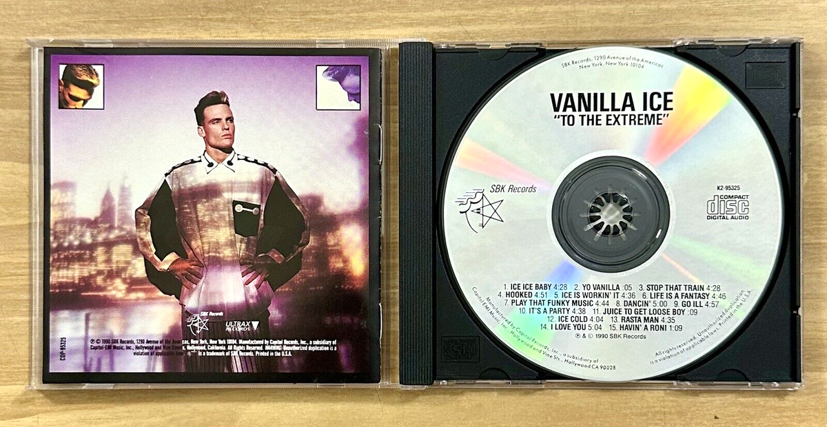 CD VANILLAICE ＴＯ　THE EXTREME 音楽　洋楽　Ｍ２ー25 CD ~ Vanilla Ice ~ To The Extreme ~ Hand Signed ~ 15 Tracks