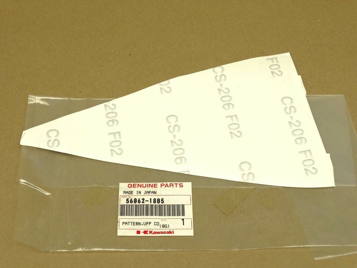 ONE MADE バッグ NOS Kawasaki 1999 ZX600 ZX-6R Ninja Left Upper Cowling Decal
