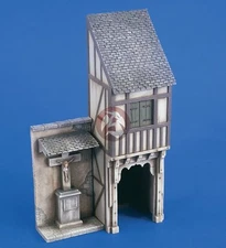 Verlinden 1/35 Old German City Covered Passageway Section w/Shrine [Resin] 2217