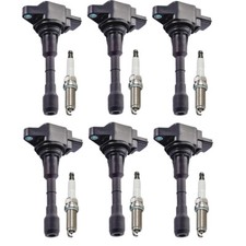 6x Ignition Coil 6x Spark Plug For 2009-2019 Nissan Maxima V6 3.5l Uf550 C1670