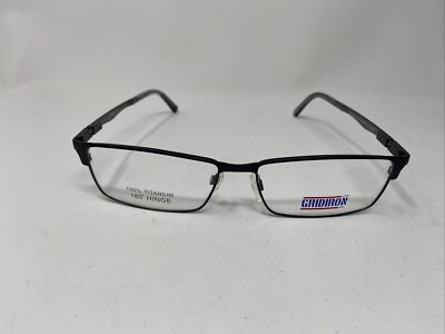GRIDIRON EYEWEAR SABRE C2 60-16-150 TITANIUM BLACK CARBON FIBER FLEX HINGE  A43