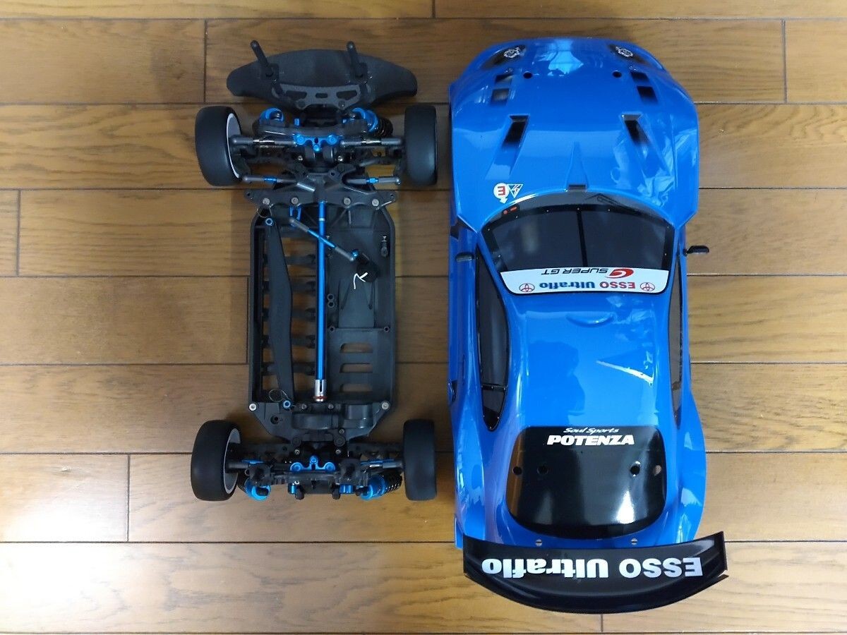 Tamiya TB-03 Custom RC Car Chassis with Radio Control Set
