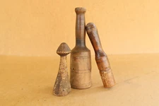 Vintage Kitchen Appliances Antique Primitive Wood Mashers Pestles Early 20th
