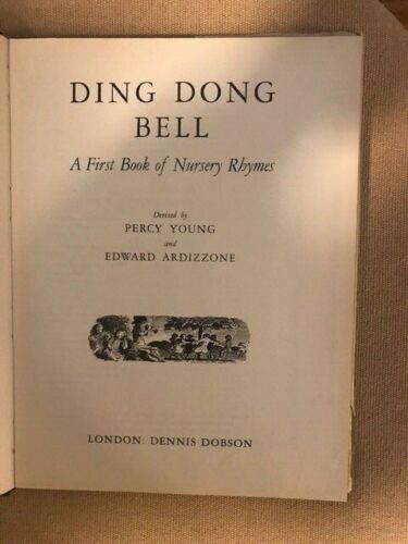 Percy Young & Edward Ardizzone. Ding Dong Bell: A First Book of Nursery Songs. - Picture 3 of 5