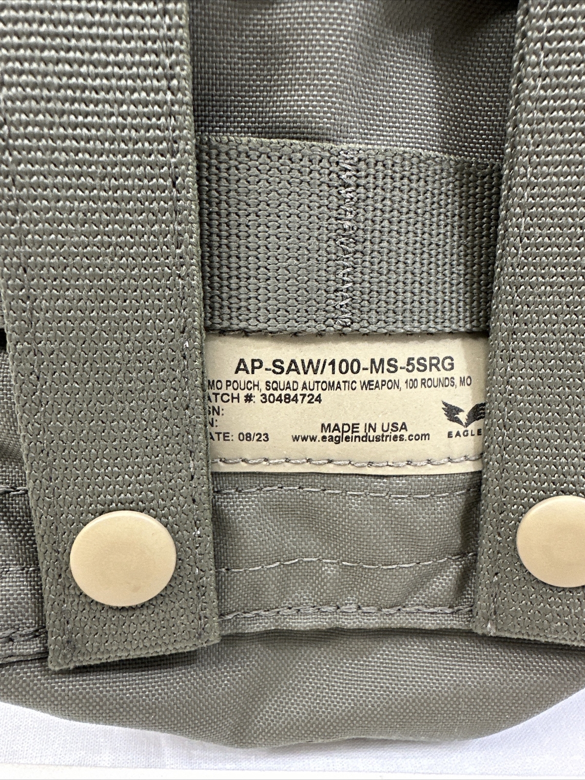 Eagle Industries Ranger Green RG SAW Utility Pouch RLCS NSW SEAL CAG ...