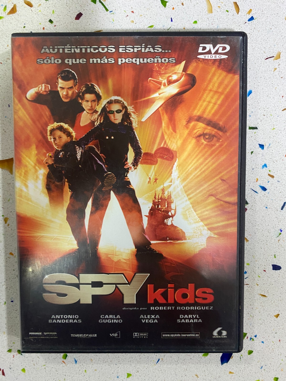 Spy Kids DVD + DVD Extras Antonio Banderas Carla Gugino Alexa Vega Daryl Sabara