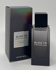 NEW BATH  BODY WORKS BLACK TIE MEN'S COLLECTION COLOGNE SPRAY MIST 3.4 OZ MEN