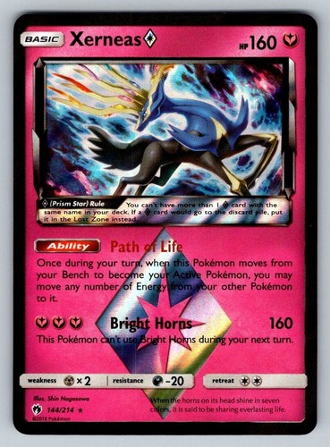 Fairy Charm Dragon (177/214) [Sun & Moon: Lost Thunder] 2020 Pokemon TCG  Sun & Moon Lost Thunder NM Xerneas Holo Rare 144/214 ...