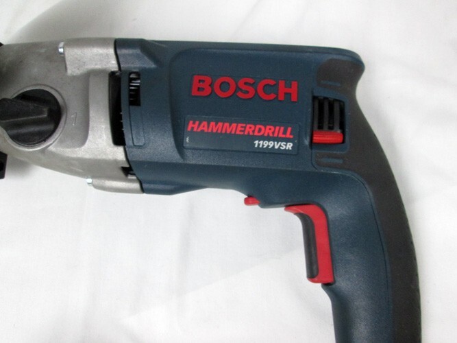 Bosch 1199VSR 8.5Amp 1/2Inch Hammer Drill w/ Bosch Drill Bit Set HCBG