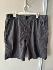 Men's Gray Wrangler Performance Shorts Size 40 NLN9