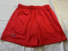 Under Armour Boy's Shorts Size Youth Large 14-16 NEW Racer Red