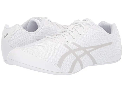 ASICS Ultralyte Cheer 2 Shoes White / Silver Q559N-0193 Women NWT