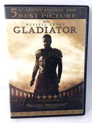Gladiator Russell Crowe DVD Widescreen Ships  Same Day With Tracking