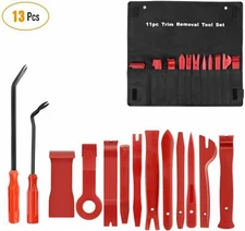 GOOACC Bumper Fastener Clips Car Door Clip Panel Kit 13PCS Trim Removal Tool Set