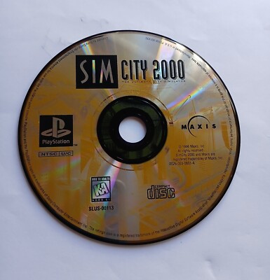 ps1 Simcity 2000 disc only