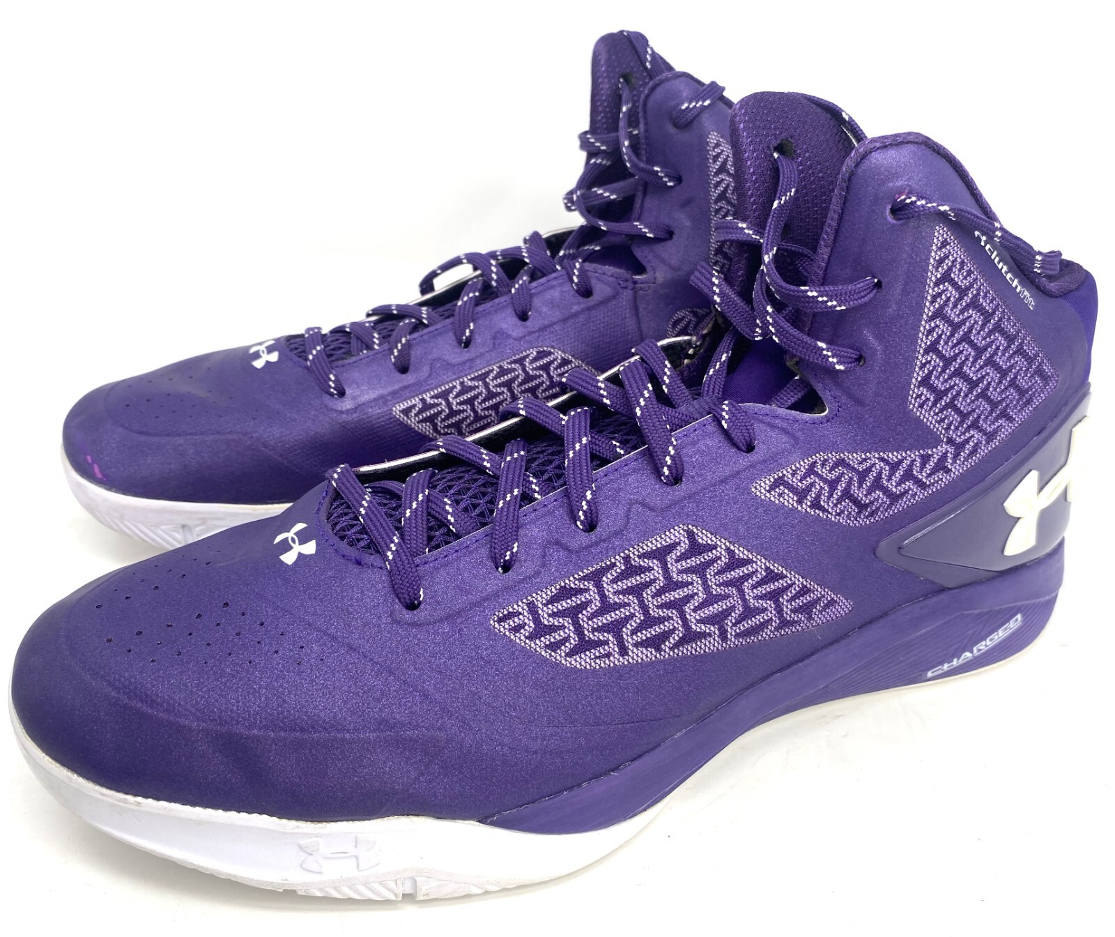 Under Armour Clutchfit Drive 2 Purple Basketball Shoes - Size 16
