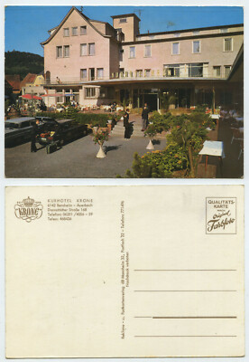 66278 - Bensheim-Auerbach - Kurhotel Krone - alte Ansichtskarte