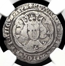 ENGLAND. Edward III. 1327-1377. Hammered Silver Groat, S-1570, NGC VG Details