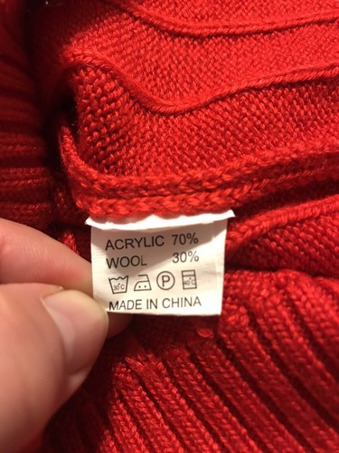 Red Wool Blend Boys 4-5T Holiday Red V-neck Sweater Vest - Picture 2 of 12