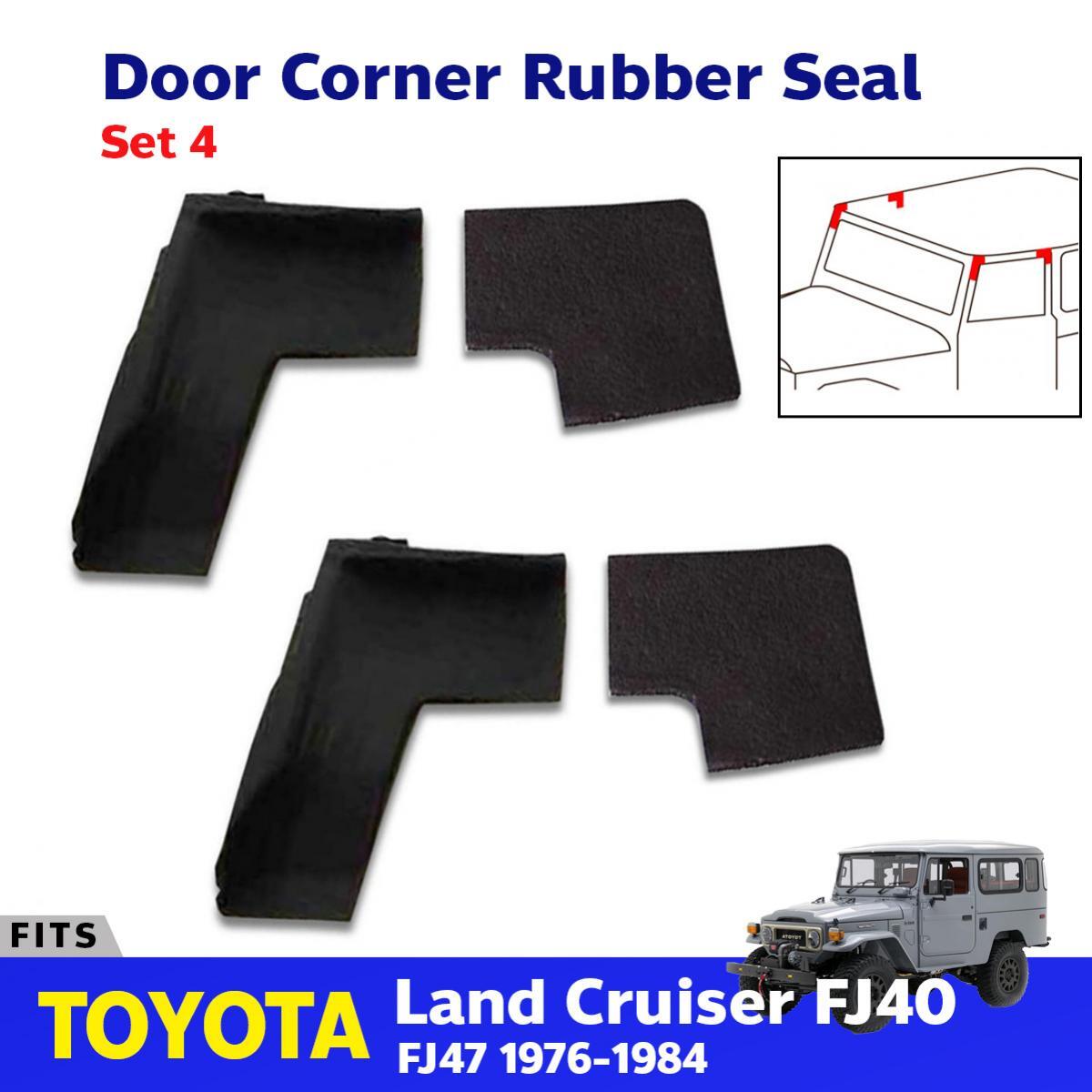 OEM Toyota Land Cruiser FJ45 Hard Top Corner Glass Rubber Seals7/61-84
