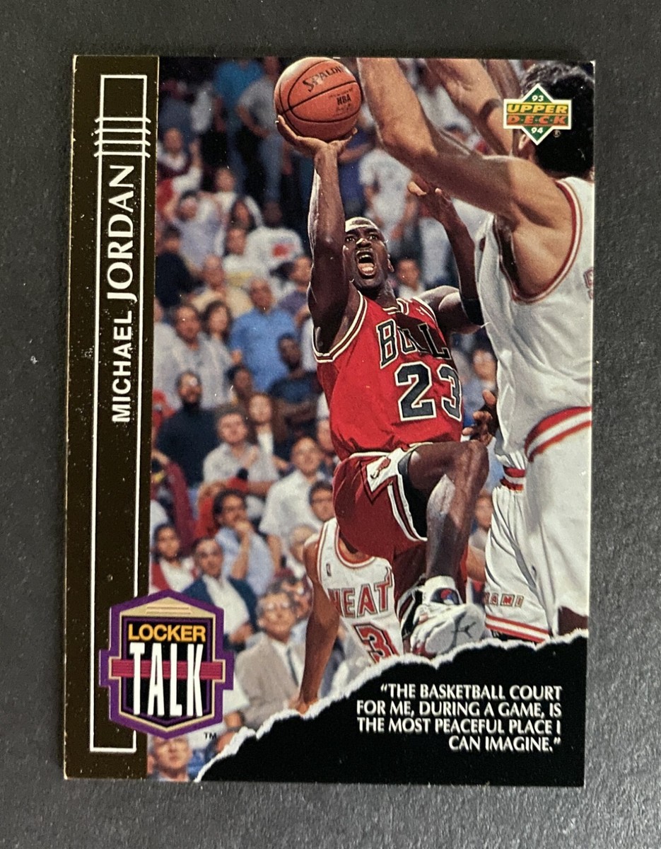 1993-94 UPPER DECK LOCKER TALK MICHAEL JORDAN LT1 | eBay