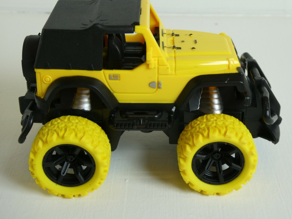 Small Remote control children's Car for age 3+ yellow, Jeep