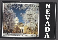 Nevada State Capitol in Carson City, Nevada Postcard Snow The Travel Series