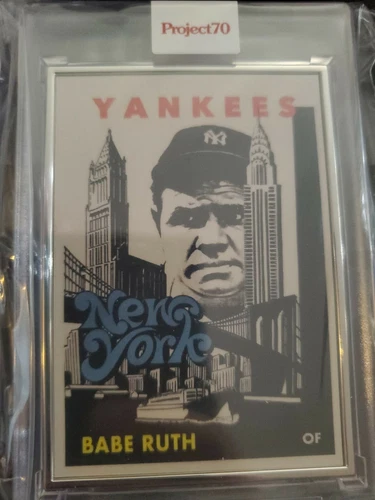 Topps PROJECT 70 Babe Ruth by Fucci artist proof to /51 SSP #367 Ready to Ship