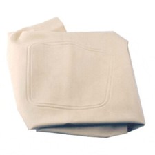 Club Car DS Golf Cart Front Seat Cover - White Seat Bottom - 2000 - Up