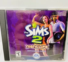 The Sims 2 Nightlife Expansion Pack PC Game CD-ROM