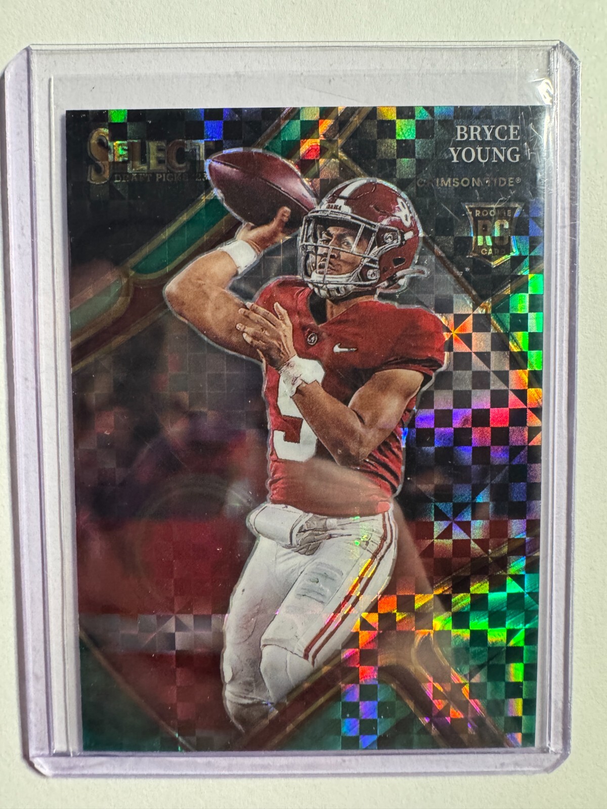 K293,377 - 2023 Select Draft Picks Prizms Green Squares #101 Bryce Young