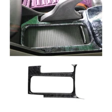 For Honda Civic 2012-2014 Black Wood Gear Water Cup Holder Panel Cover Trim 1*