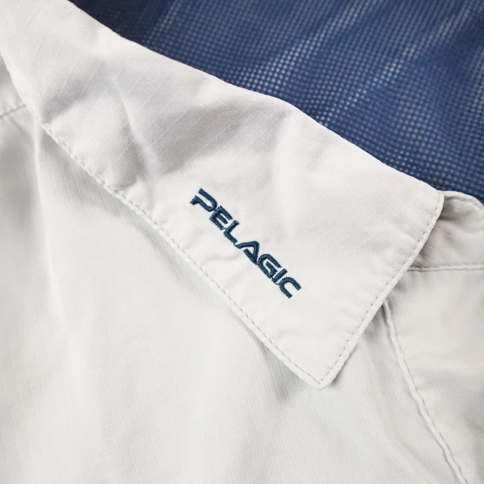 Camisa Guía Pelágica Eclipse Hombres XXL Gris Manga Larga Pesca Ventilado Poliéster Foto 4 de 4