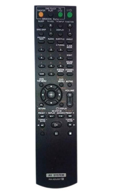 Sony RM-ADU007 (NEW) A/V System Remote Control DAV-HDX274 HDX576WF HCD-HDZ273