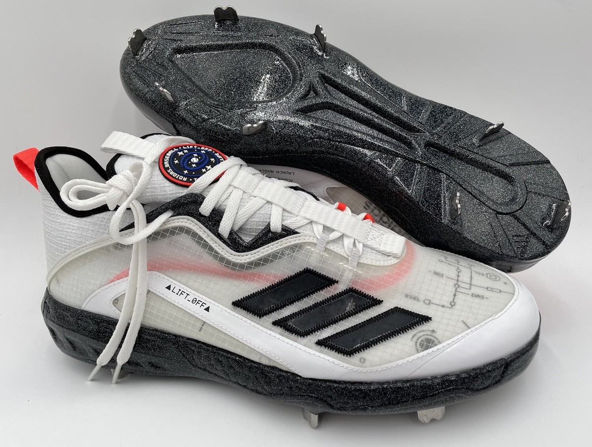 Adidas Icon 6 Liftoff Baseball White Cleats Shoes Men's Size 12.5