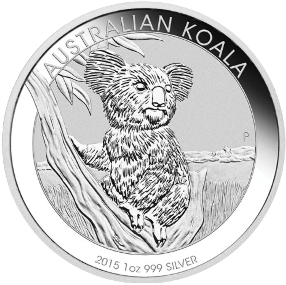 Australian Koala 1 oz Precious Metal Content per Unit Silver Bullion Coins