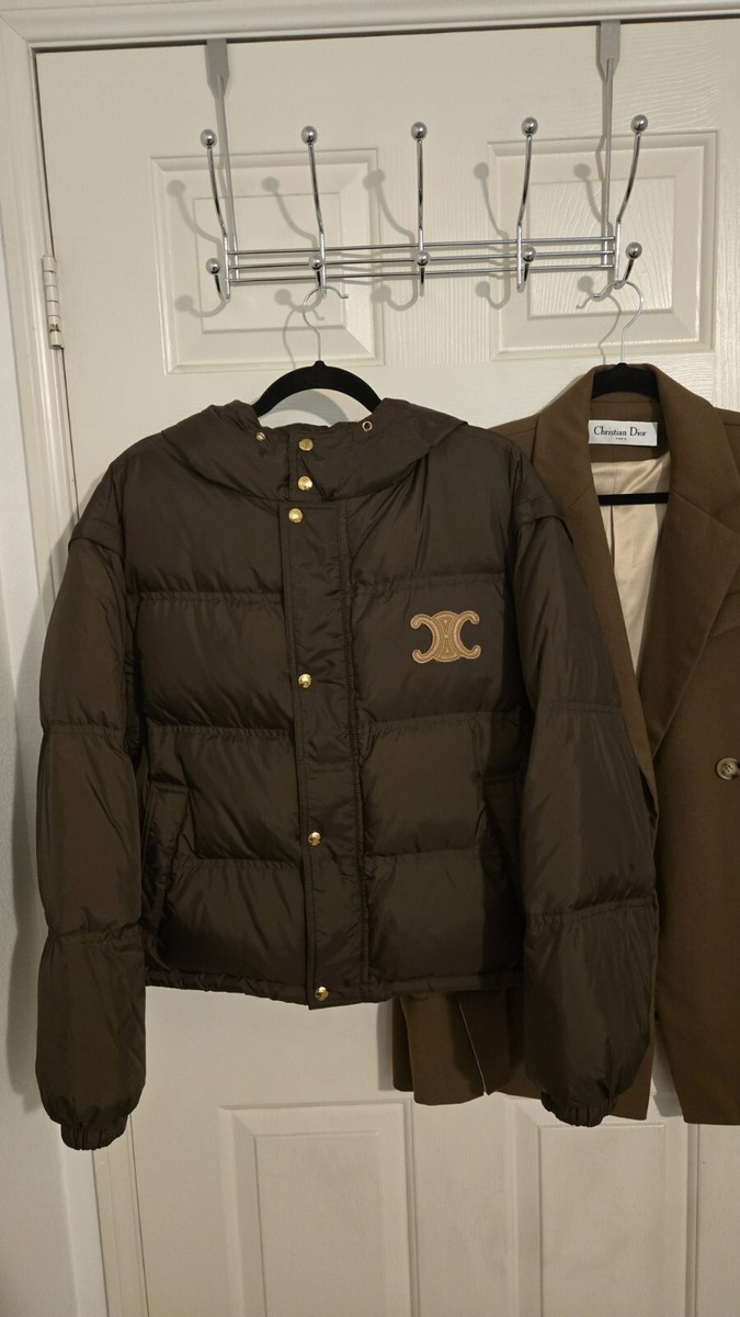 CELINE PARIS TRIOMPHE CROPPED DOWN JACKET IN LIGHTWEIGHT