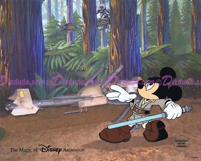 Disney Lucasfilm スターウォーズ　ジェダイ　ミッキー　直筆原画 s-l400.jpg