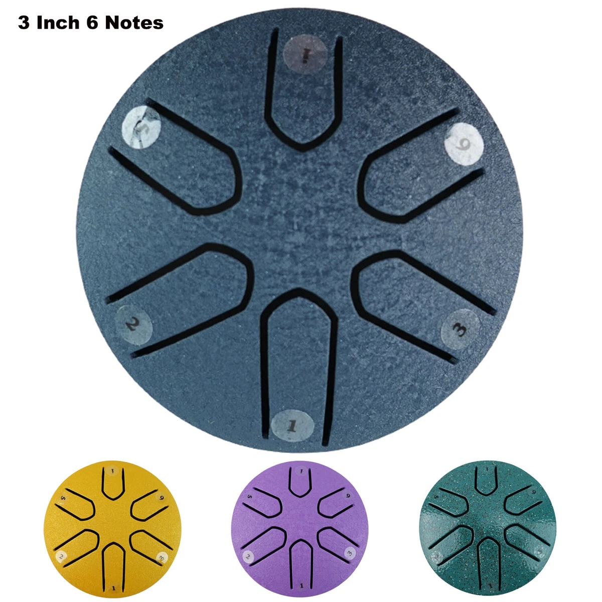 3 inch Steel Tongue Drum Meditation Healing Concert Yoga Zen
