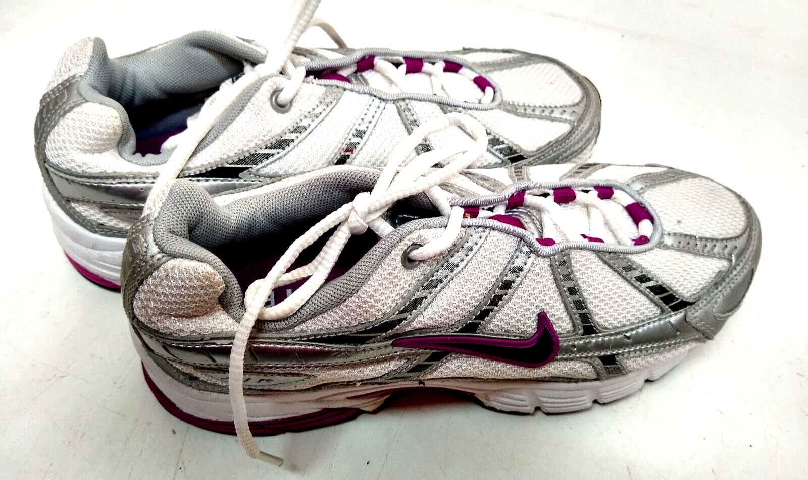 SAOLA NIKE AIR Sneakers Atletiche Bianco Grigio Marrone Taglia 8 318183 101