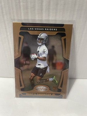 2025 Panini Certified - Rookies Dont'e Thornton Jr. Fotl Mirror Bronze /17 