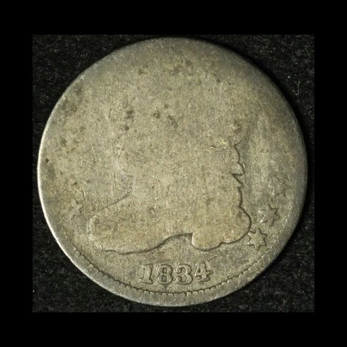 1834 Capped Bust Dime — photo from the most recent tracked eBay sale