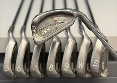 Ping ISI-K Iron Set 4-PW SW Orange Dot Right Handed Stiff Flex Steel Mint